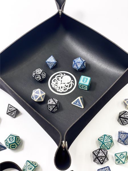 Лоток для кубиків Ктулху (чорний) (Dice tray Cthulhu black) 000007847 фото