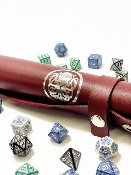 Лоток для кубиків Ктулху (бургунді) (Dice tray Cthulhu burgundy) 000007850 фото