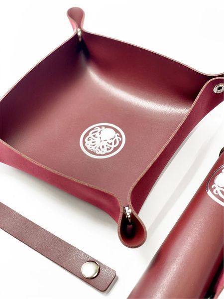 Лоток для кубиків Ктулху (бургунді) (Dice tray Cthulhu burgundy) 000007850 фото