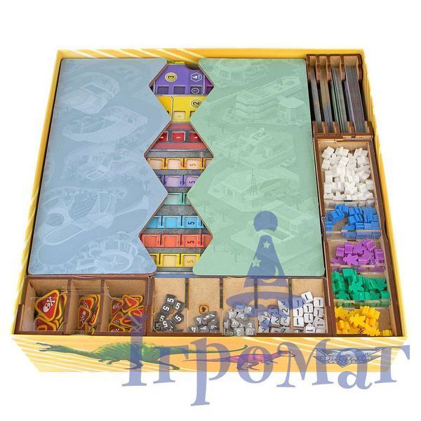 Organizer for boardgame Dinosaur World