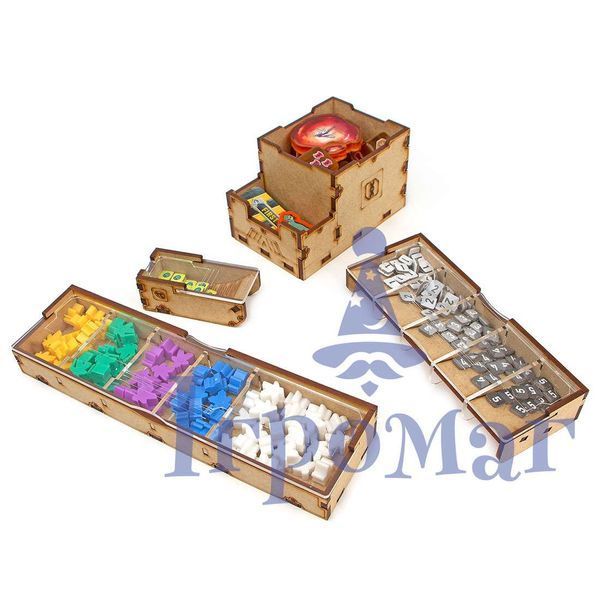 Organizer for boardgame Dinosaur World