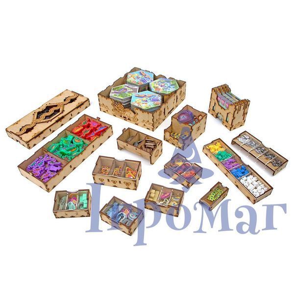 Organizer for boardgame Dinosaur World