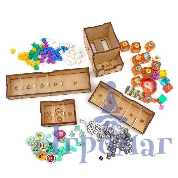 Organizer for boardgame Dinosaur World