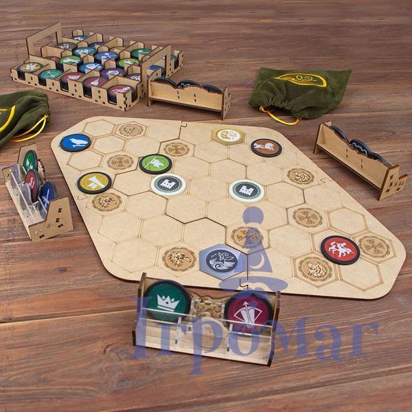 Organizer for boardgame War Chest Deluxe