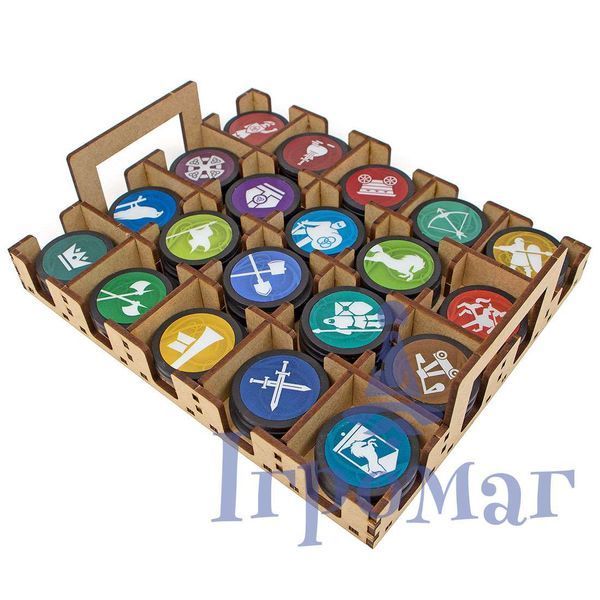 Organizer for boardgame War Chest Deluxe