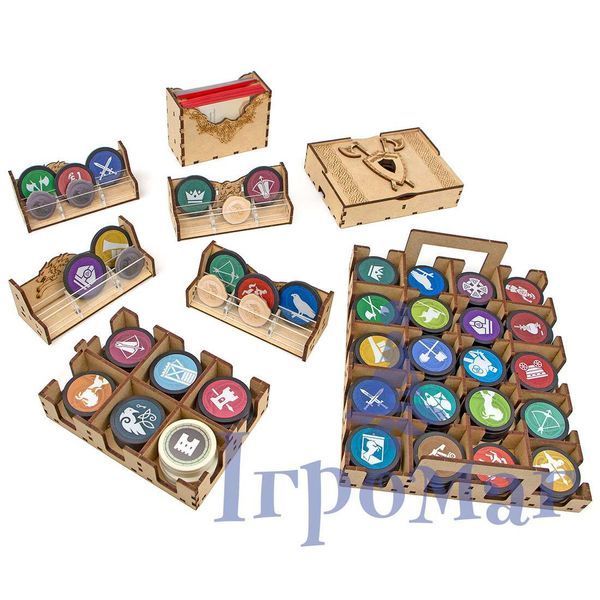 Organizer for boardgame War Chest Deluxe