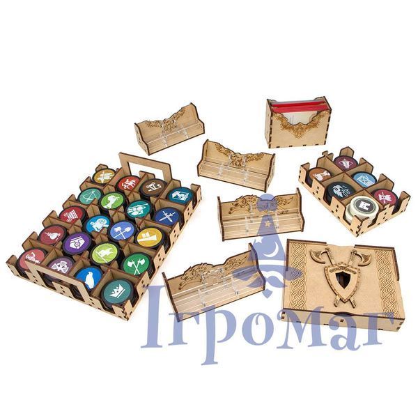 Organizer for boardgame War Chest Deluxe